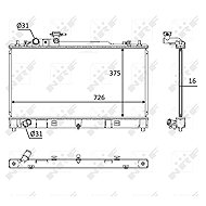 NRF Radiator, engine cooling 58393 - Car cooler