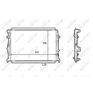 NRF Radiator, engine cooling 58398 - Car cooler