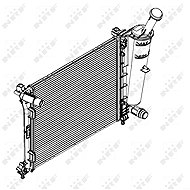 NRF Radiator, engine cooling 58429 - Car cooler