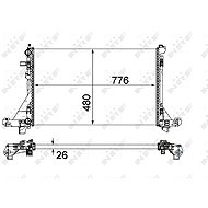 NRF Radiator, engine cooling 58482 - Car cooler