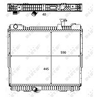 NRF Radiator, engine cooling 58484 - Car cooler