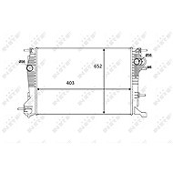 NRF Radiator, engine cooling 58488 - Car cooler