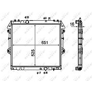 NRF Radiator, engine cooling 58491 - Car cooler