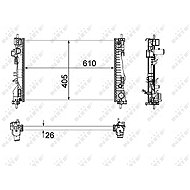 NRF Radiator, engine cooling 58492 - Car cooler