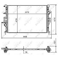 NRF Radiator, engine cooling 58499 - Car cooler