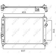 NRF Radiator, engine cooling 58505 - Car cooler