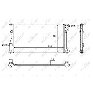 NRF Radiator, engine cooling 58558 - Car cooler
