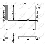 NRF Radiator, engine cooling 58675 - Car cooler
