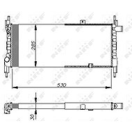NRF Radiator, engine cooling 58711 - Car cooler