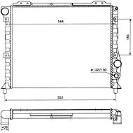 NRF Radiator, engine cooling 58743 - Car cooler