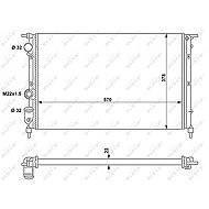 NRF Radiator, engine cooling 58852 - Car cooler