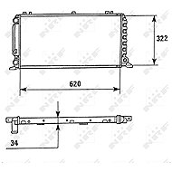 NRF Radiator, engine cooling 58928 - Car cooler