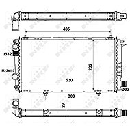NRF Radiator, engine cooling 58957A - Car cooler