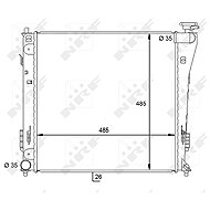 NRF Radiator, engine cooling 59086 - Car cooler