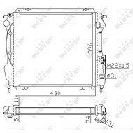 NRF Radiator, engine cooling 59121 - Car cooler