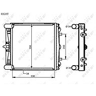 NRF Radiator, engine cooling 59131 - Car cooler