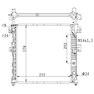 NRF Radiator, engine cooling 59342 - Car cooler