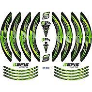 SEFIS PREMIUM ST 1 two-piece Kawasaki Z900 wheel covers - Rim Stickers