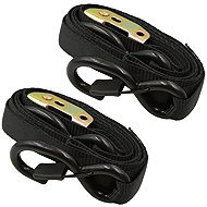 SEFIS MX retractable straps with metal buckle 300kg / 25mm x 2,4m 2pcs - Tie Down Strap