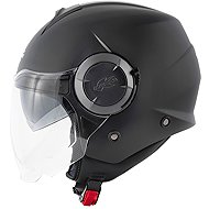 KAPPA KV37 EVO2 SOLID - open black jet moto helmet XS - Scooter Helmet