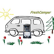FreshCamper - Odour extractor from cassette toilets - grey - Toilet Accessory