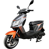 RACCEWAY RC45, grey-orange - Electric Moped