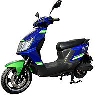 RACCEWAY RC45, blue-green - Electric Moped
