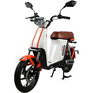 RACCEWAY E-Babeta II, White/Orange - Electric Moped