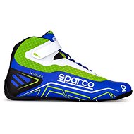 Sparco Karting boots K-Run, blue-green, size 45 - Racing Boots