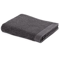 Möve Ribbed towel WELLBEING, graphite, 50 x 100 cm - Towel