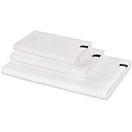 Möve PIQUÉE towel with waffle pattern 40x70 cm white - Towel
