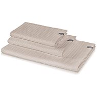 Möve PIQUÉE towel with waffle pattern 40x70 cm cashmere - Towel