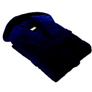 Möve Cotton terry robe with hood, dark blue L - Bathrobe