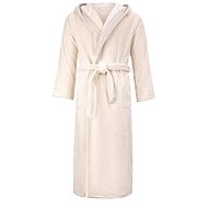 Möve Long cotton robe with hood WELLNESS, L - Bathrobe