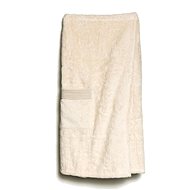 Möve Sauna cotton terry sarong WELLNESS, natural - Sarong