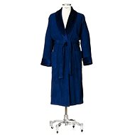 Möve Terry bathrobe with bamboo, dark blue, S + - Bathrobe