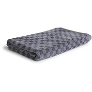 MÖVE Osuška Monochrome Check 67 × 140 cm, stone - Bath Towel