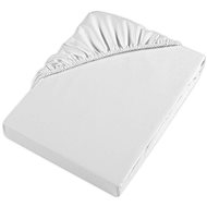Möve Satin sheet, 200 × 200 × 30 cm, white - Bedsheet