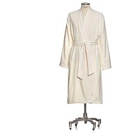 Froté kimono Pima Luxe, smetanové, L - Bathrobe