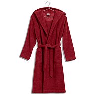 MÖVE Children's cotton terry robe with hood ruby - Bathrobe