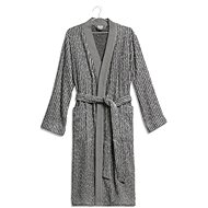 MÖVE Brooklyn Župan kimono pruhy - černý - Župan