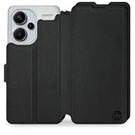 Mobiwear Soft Touch flip pro Xiaomi Redmi Note 13 Pro Plus 5G - Černé - Phone Case