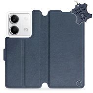 Leather Mobiwear flip for Xiaomi Redmi Note 13 5G - Blue - L_NBS - Phone Case