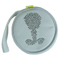 TWEETY Media Case Diamanti - pouzdro na 24 CD/ DVD, stříbrné (silver) - -