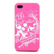 MALOPERRO White skull - iPhone 4 Rear Cover