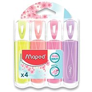 Maped Fluo Peps Pastel - Set of 4 Colours - Highlighter
