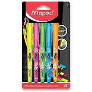 Maped Fluo Peps Pen - Set of 5 Colours - Highlighter