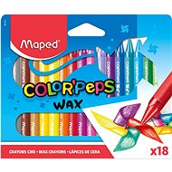 Maped Wax 18 Colours - Wax Crayons