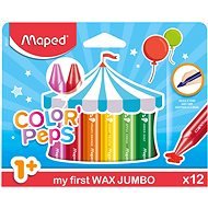 Maped Wax JUMBO 12 Colours - Wax Crayons