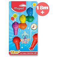 Maped Baby Crayons 6 Colours - Wax Crayons